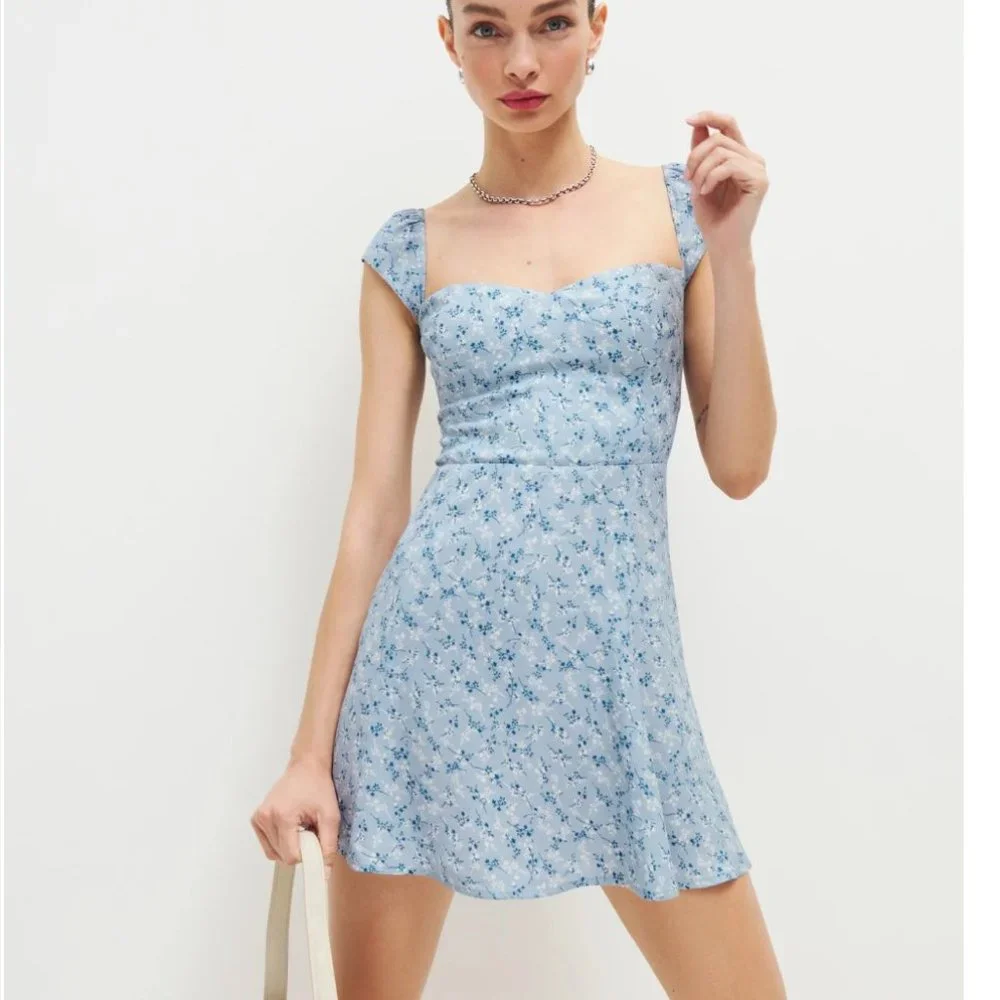 💝ONLY ONE!💝Reformation Tanis Dress in Brooke - Picture 1 of 14
